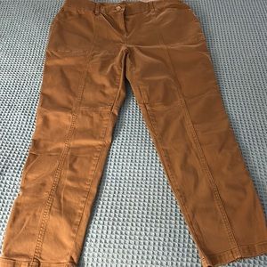 NWT “Chicos Sz 2P” (US Sz 12 P) “Secret Stretch Casual brown pants**